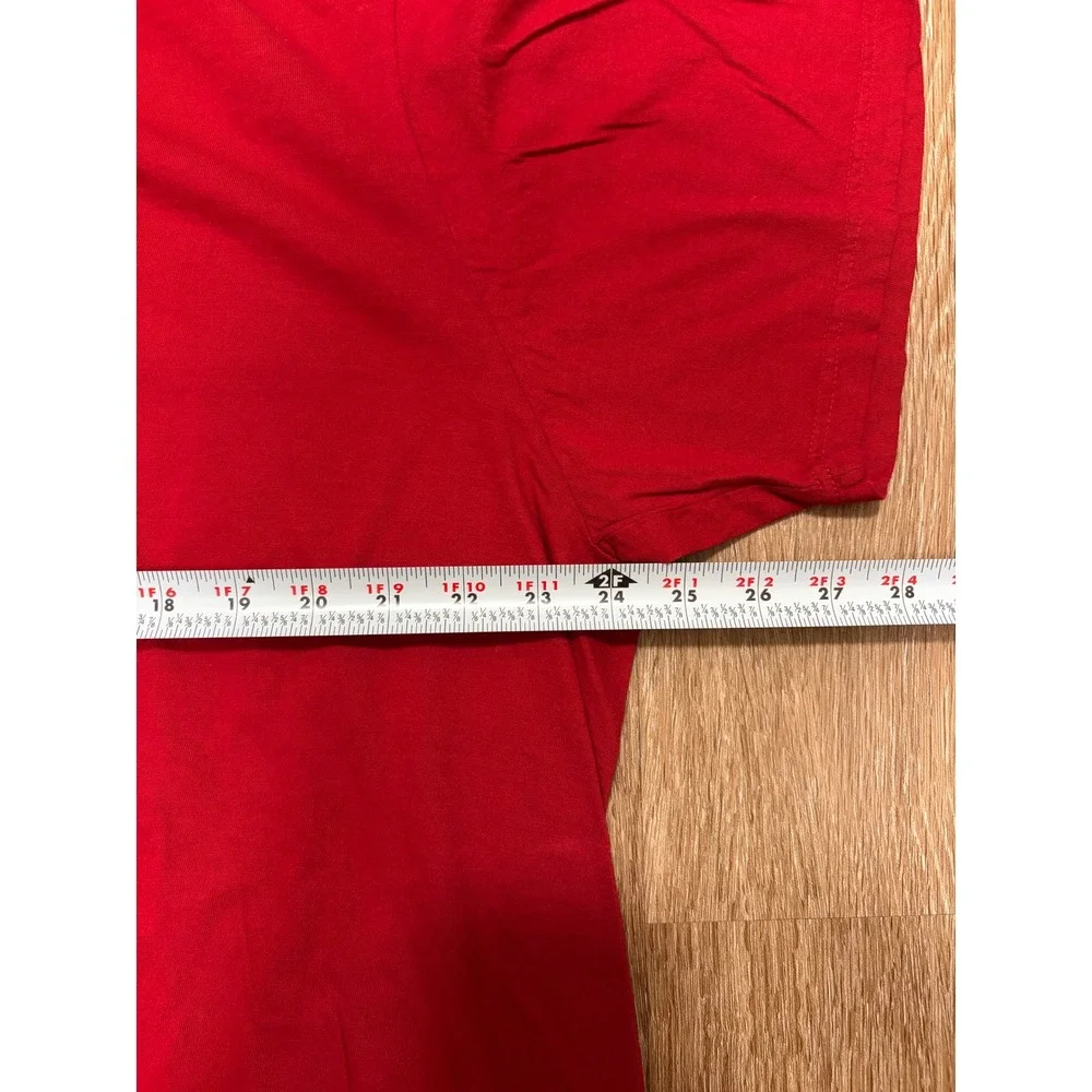 Polo Ralph Lauren Mens Red Short Sleeve Pony Logo T-Shirt XXL 100% Cotton